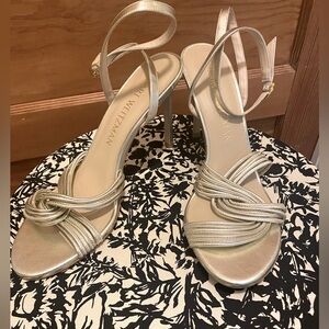 Stuart Weitzman Strappy Gold heels